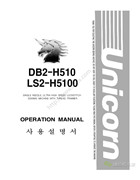 神馬DB2-H510，LS2-H5100單針高速自動剪線平縫機使用說明書