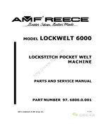 利是LOCKWELT 6000，LW-6000平縫口袋貼邊機使用說明書