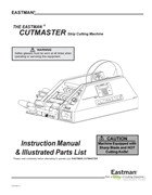 伊士曼CUTMASTER切條機使用說明書和零件手冊
