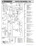 康秀C-75C零件手冊