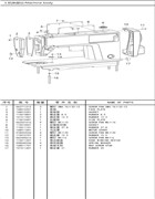 杜馬DM1968花樣縫電腦平縫機零件手冊