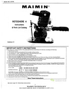Maimin Rotoshere 4零件手冊