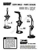 wolf_clothdrill，X，KX，KXH打孔機零件手冊