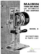 Maimin Model E使用說明書及零件手冊