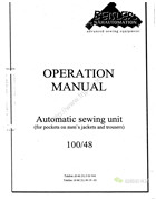 BEISLER_100/48自動開袋機操作面板使用說明書
